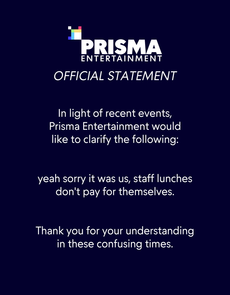 Prisma Entertainment tweet media