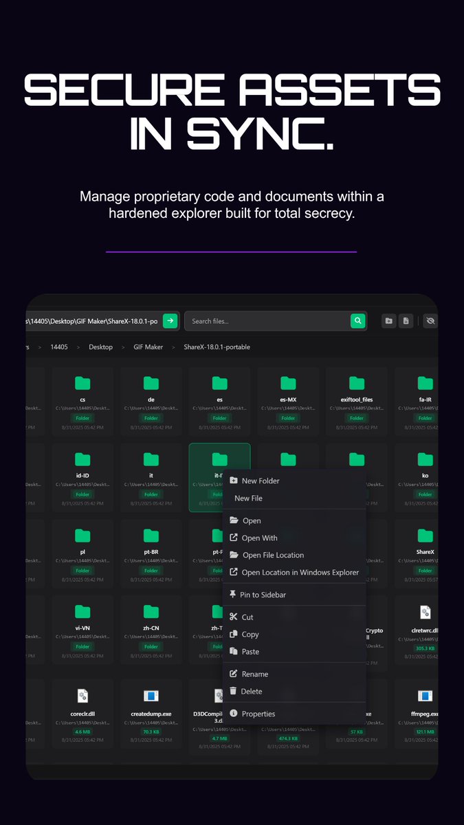 fatalcyber's tweet image. Secure assets in sync. 📁🔒

Keep your code, files, and sensitive data protected inside a hardened environment built for total control and zero exposure.

Everything aligned. Everything secure.

#CyberSecurity #DataProtection #SecureStorage #PrivacyTools #DigitalSecurity