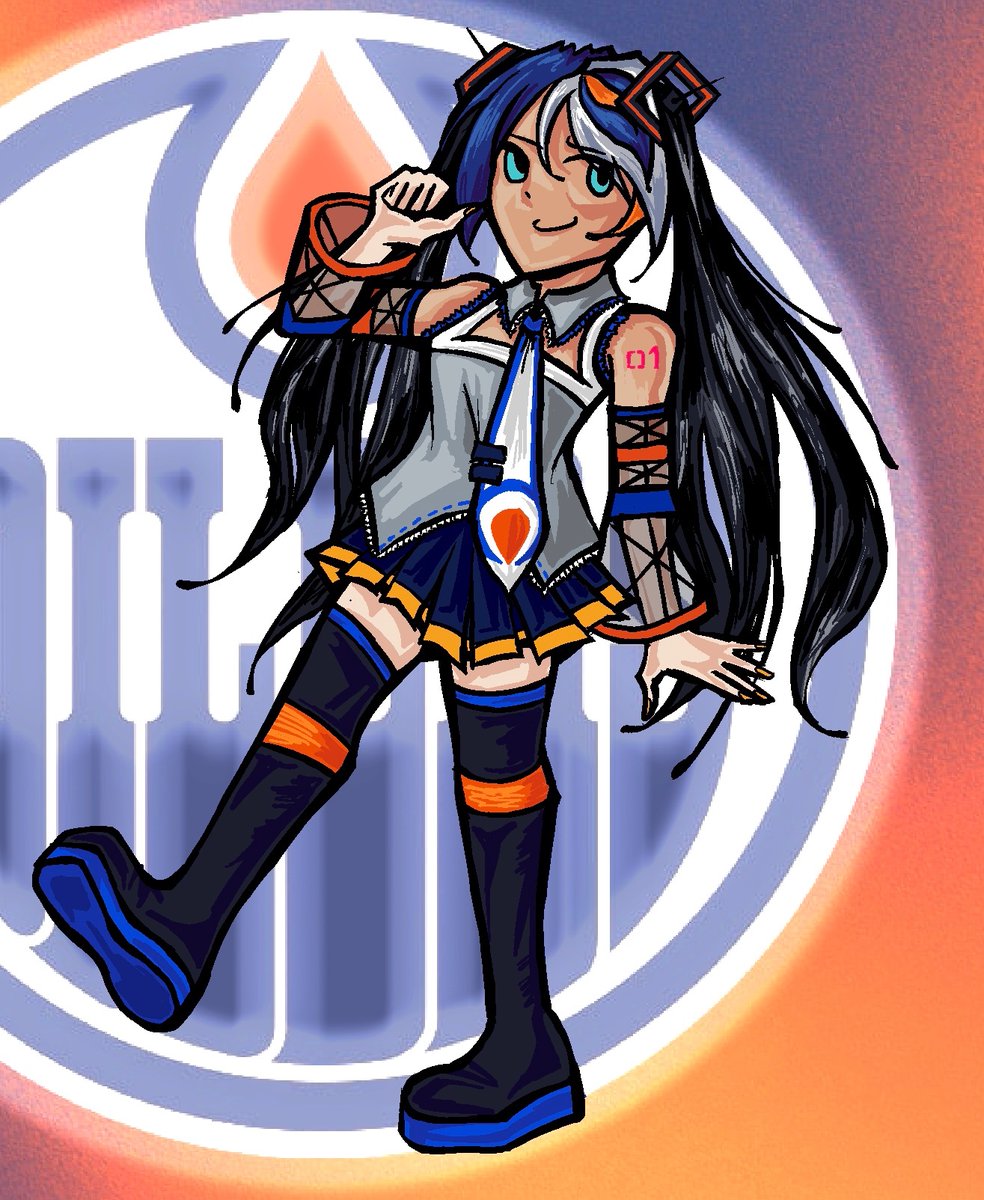 Ronnie1541441's tweet photo. @EdmontonOilers Do you guys fuck with Oilers Miku #hatsunemiku #edmontonoilers https://t.co/XtdhvPKGcU