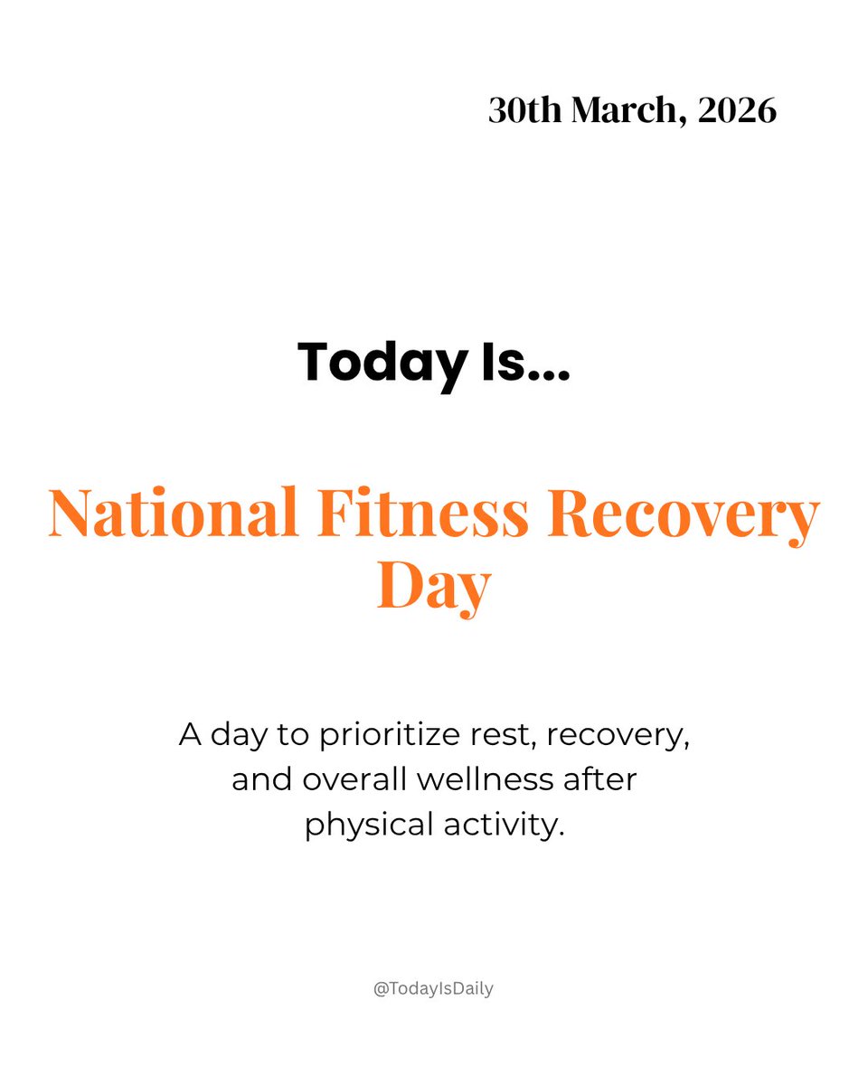 TodayIsDaily_'s tweet image. #todayisdaily #fitness #recovery