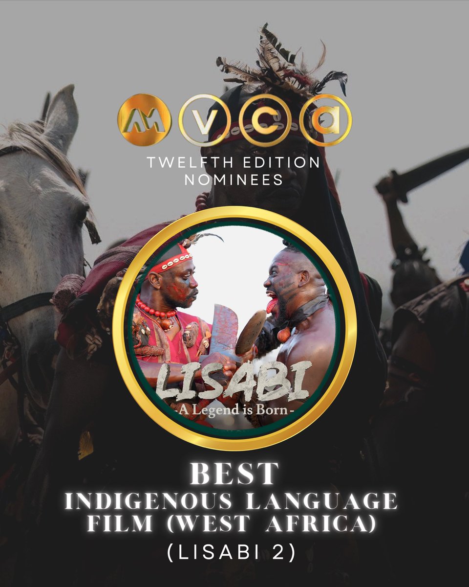 anthillstudios_'s tweet photo. Legends don’t fade. They rise. 🔥

Lisabi: A Legend Is Born earns recognition at the AMVCA with nominations for:
🏆 Best Lead Actor – Lateef Adedimeji @TheDimejiLateef 
🏆 Best Indigenous Language Film (West Africa)
🏆 Best Makeup – Adeola Bamgboye @hakeemeffect #amvca https://t.co/S2RJSla9vm
