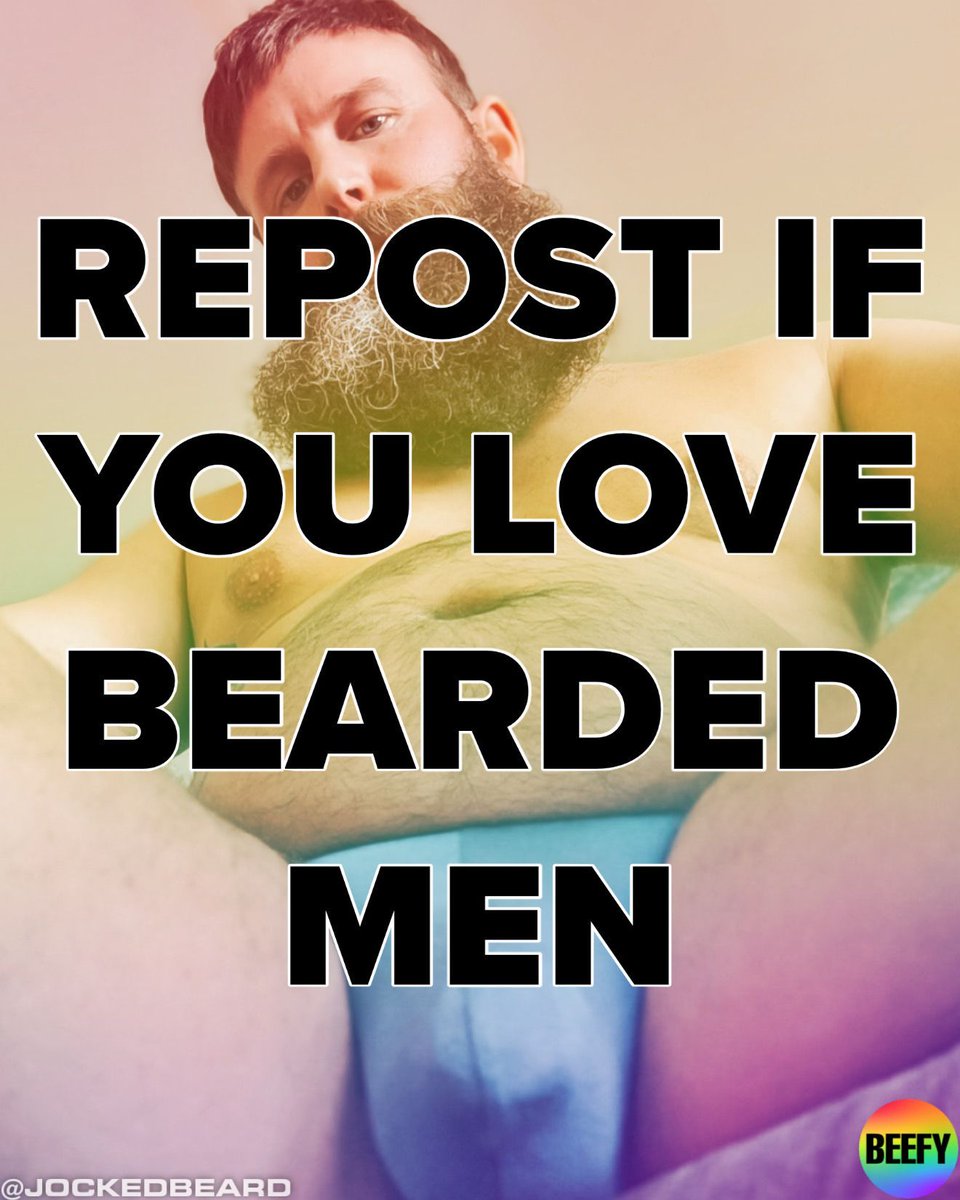 RETWEET/REPOST IF YOU LOVE BEARDED MEN 🧔🏻‍♂️

📸: <a href="/jockedbeard/">Jockedbeard</a>