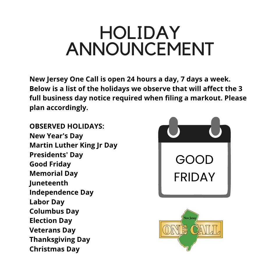 New Jersey One Call tweet media