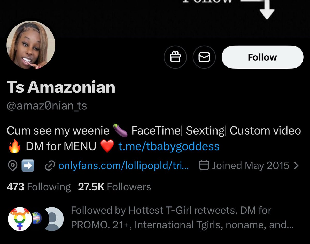 TS Amazonian tweet media