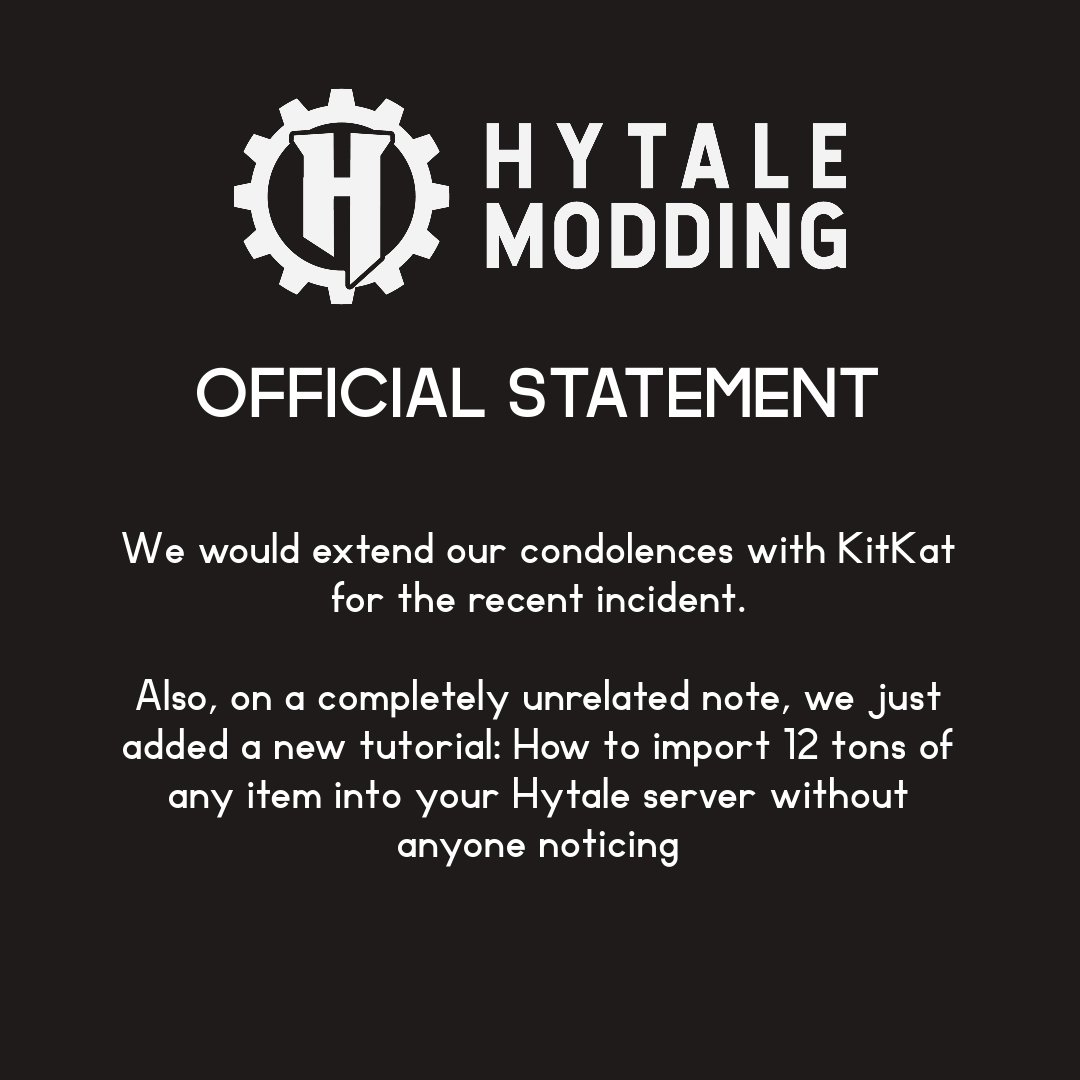 HytaleModding tweet media