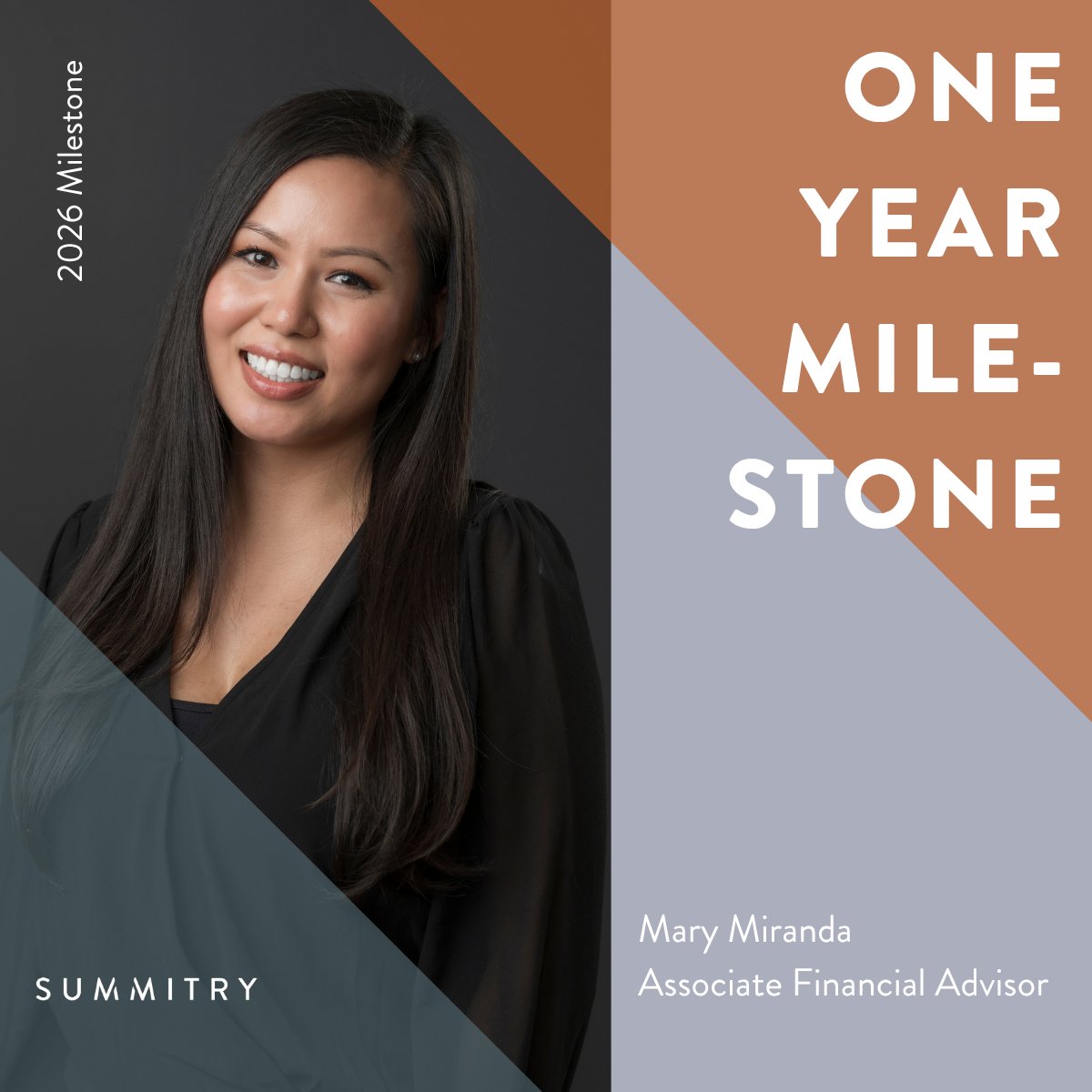 Celebrating Mary’s 1-year anniversary 🎉 Her dedication, growth mindset, and impact on team and clients stand out. As Mary's manager, Tyler, says, “a joy to work with… inspiring drive… meaningful outcomes.” Congrats, Mary! We're excited for what’s ahead!