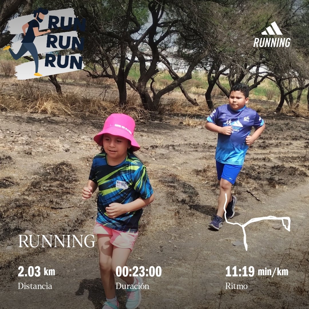 Hoy me lleve a correr al cerro a Valeria y Milan 🏃🏃🏼‍♀️