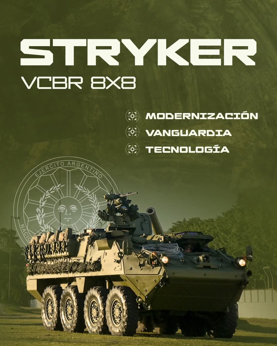 Vbcr VBCR 8x8 M-1126 Stryker del Ejército Argentino 🇦🇷