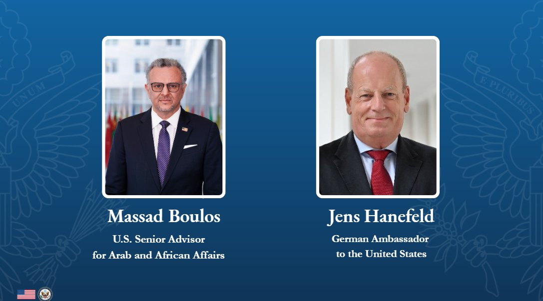 U.S. Senior Advisor for Arab and African Affairs tweet media