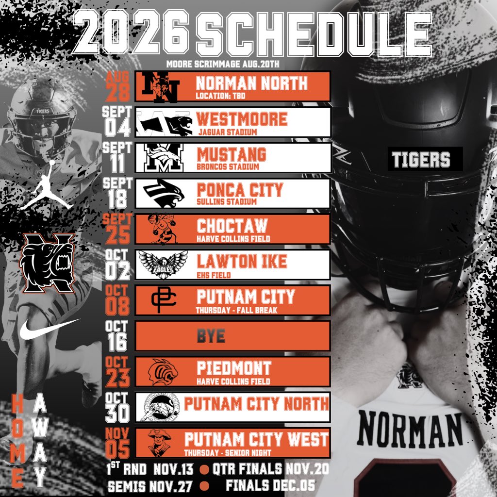 NHS Tiger Football tweet media