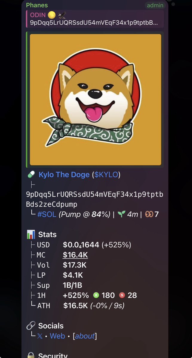 $KYLO
CA

9pDqq5LrUQRSsdU54mVEqF34x1p9tptbBds2zeCdpump