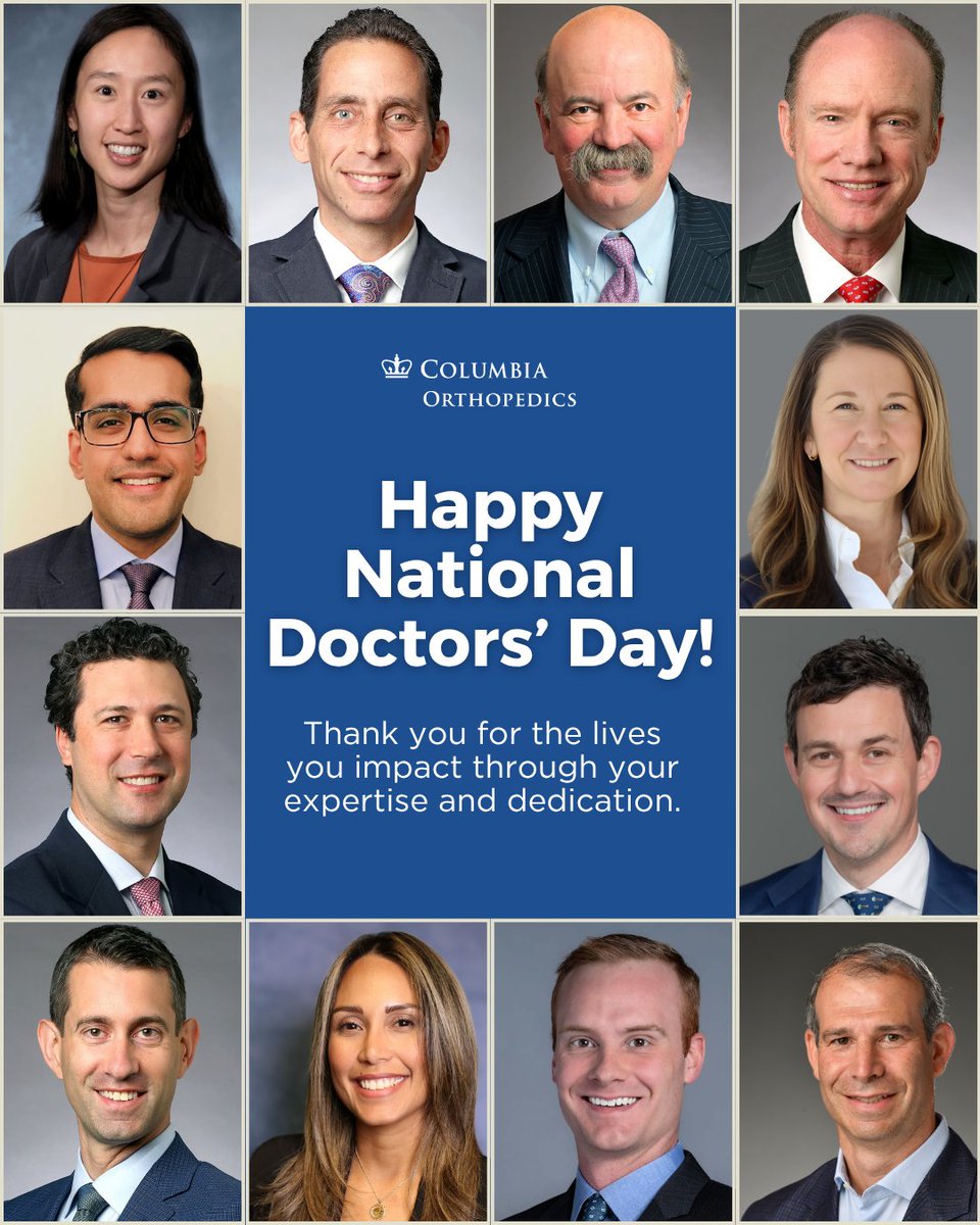 OrthoColumbia's tweet photo. Happy National Doctors’ Day! 💙

We’re grateful for our physicians whose expertise and dedication make a difference every day.

Thank you for all you do! https://t.co/cWTYY5TfgD