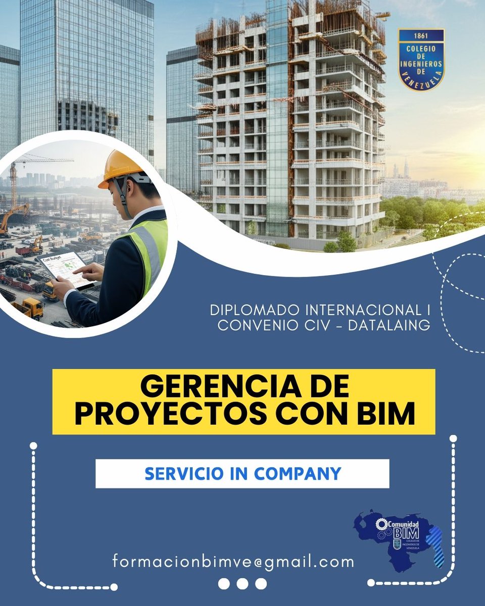 ¿Listo para liderar la transformación digital? Nuestro Diplomado en Gerencia de Proyectos con BIM te da las herramientas internacionales para gestionar obras complejas con total precisión. 🎓 ¡Inscríbete y domina la metodología que mueve la industria AECO!
 #BIM #Ingeniería