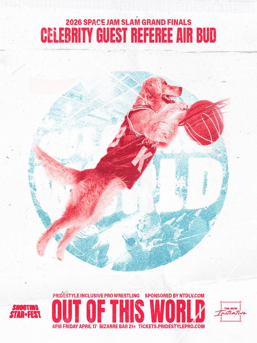 PrideStylePro's tweet photo. 🏀2026 SPACE JAM SLAM GRAND FINAL🏀
𝗖𝗘𝗟𝗘𝗕𝗥𝗜𝗧𝗬 𝗚𝗨𝗘𝗦𝗧 𝗥𝗘𝗙𝗘𝗥𝗘𝗘 𝗔𝗜𝗥 𝗕𝗨𝗗

Theres only two rules, no bigots &amp; bangers only!

PrideStyle 47: 𝗢𝗨𝗧 𝗢𝗙 𝗧𝗛𝗜𝗦 𝗪𝗢𝗥𝗟𝗗
Friday 4/17 • 6PM • Bizarre Bar 21+
https://t.co/BQ1pxB6lPa https://t.co/9zaURUO6Eq