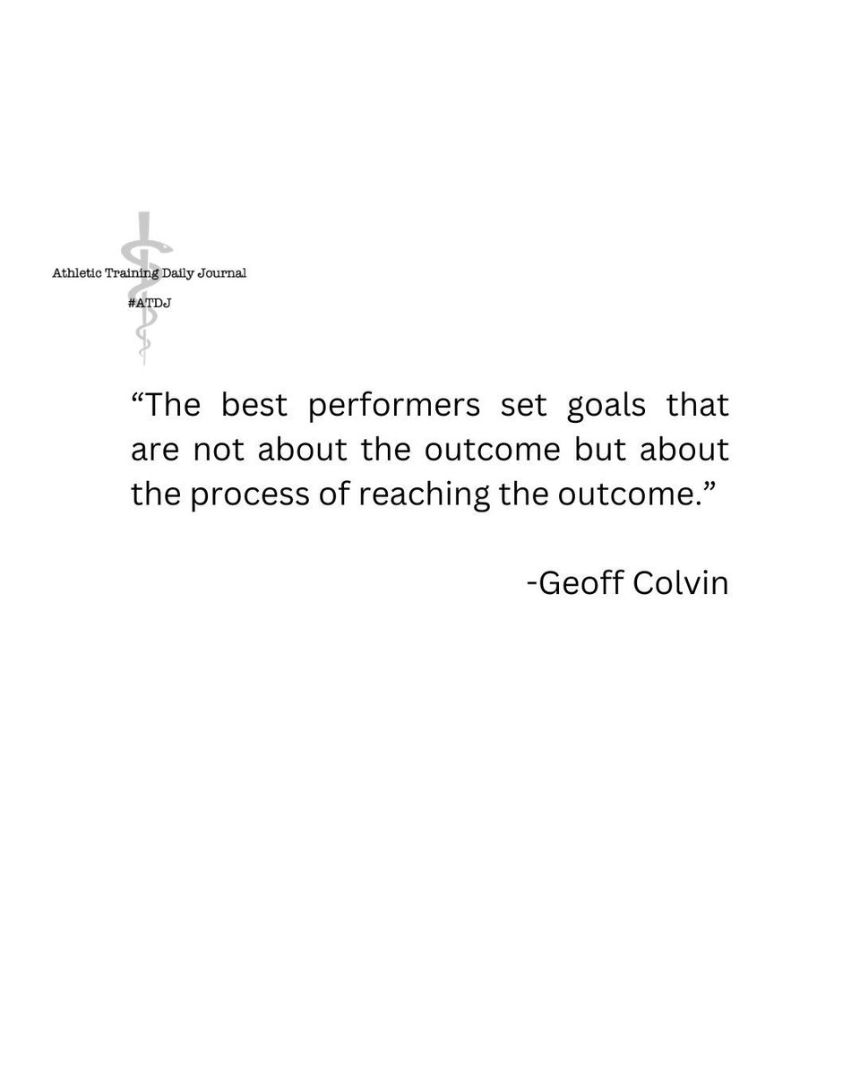 #ATDJ Passage/Prompt

When you set a goal are you focused on out the outcome or the process?

How could changing a goal to focus on process make the goal more beneficial?

#ATDJ #ATtwitter #at4all #atcchat #complicatedsimple #reflection #growth #journal #personal #professional