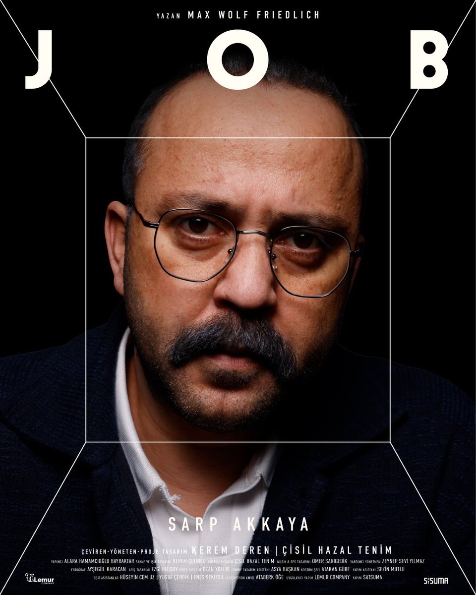 leylatanlar's tweet photo. "JOB" 26 Nisan Pazar günü saat 20:00'de Zorlu PSM Turkcell Platinum'da prömiyer yapıyor! 💫 https://t.co/wB5mBIqI8t