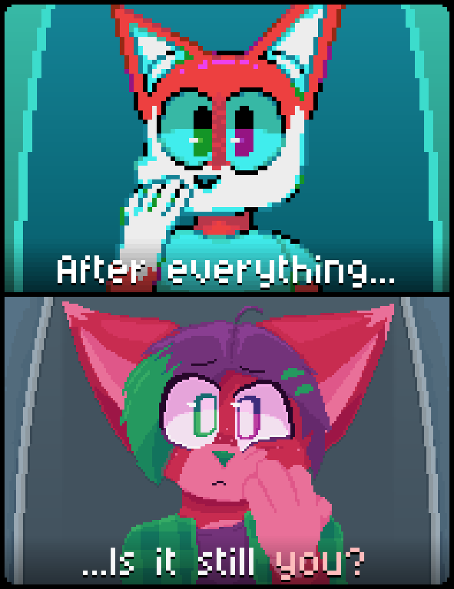 A look through the mirror..

#tadc #furry #pixelart
