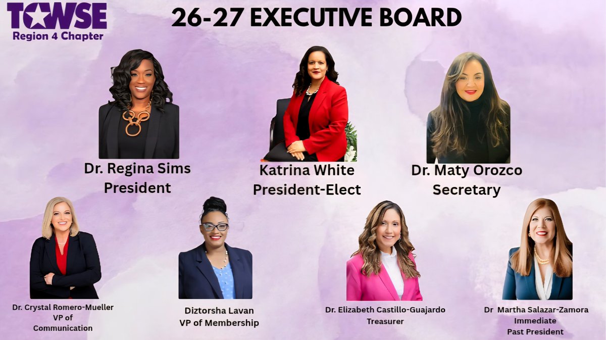 R4TCWSE's tweet photo. Meet our 26-27 Executive Board! https://t.co/kmxvBa4P0n