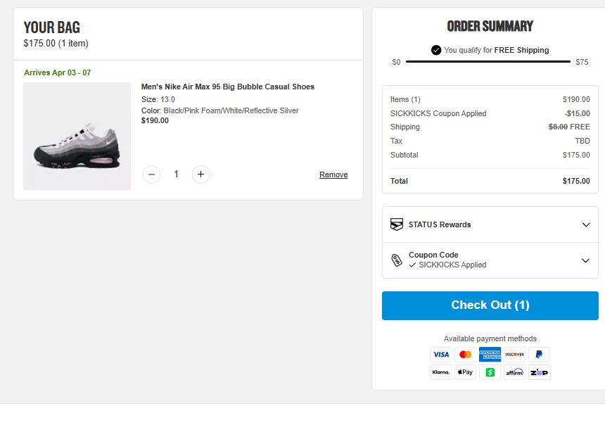 solefed's tweet photo. Ad: $15 off + FREE shipping w/code 'SICKKICKS'

> https://t.co/fxm27dRXOM https://t.co/TZD7fwlqtq