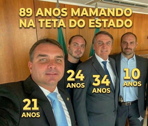 <a href="/AguiarSenra/">Moisés Aguiar senra</a> A mentalidade do brasileiro tem que mudar e parar de sustenta essa família de vagabundos