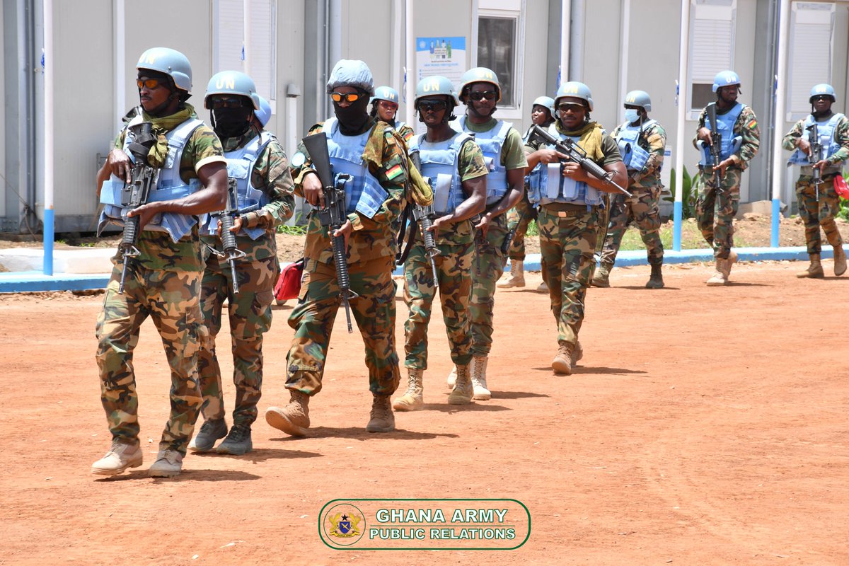 gharmyofficial's tweet image. The United Nations Interim Security Force for Abyei (UNISFA) Ghana Battalion 4 (GHANBATT 4) on Thursday 26 March 2026, conducted a comprehensive stand-to drill exercise at the Battalion Headquarters.  

Story: UNISFA GHA4 PI cell  

Full story here  facebook.com/share/p/1AsPGi…
