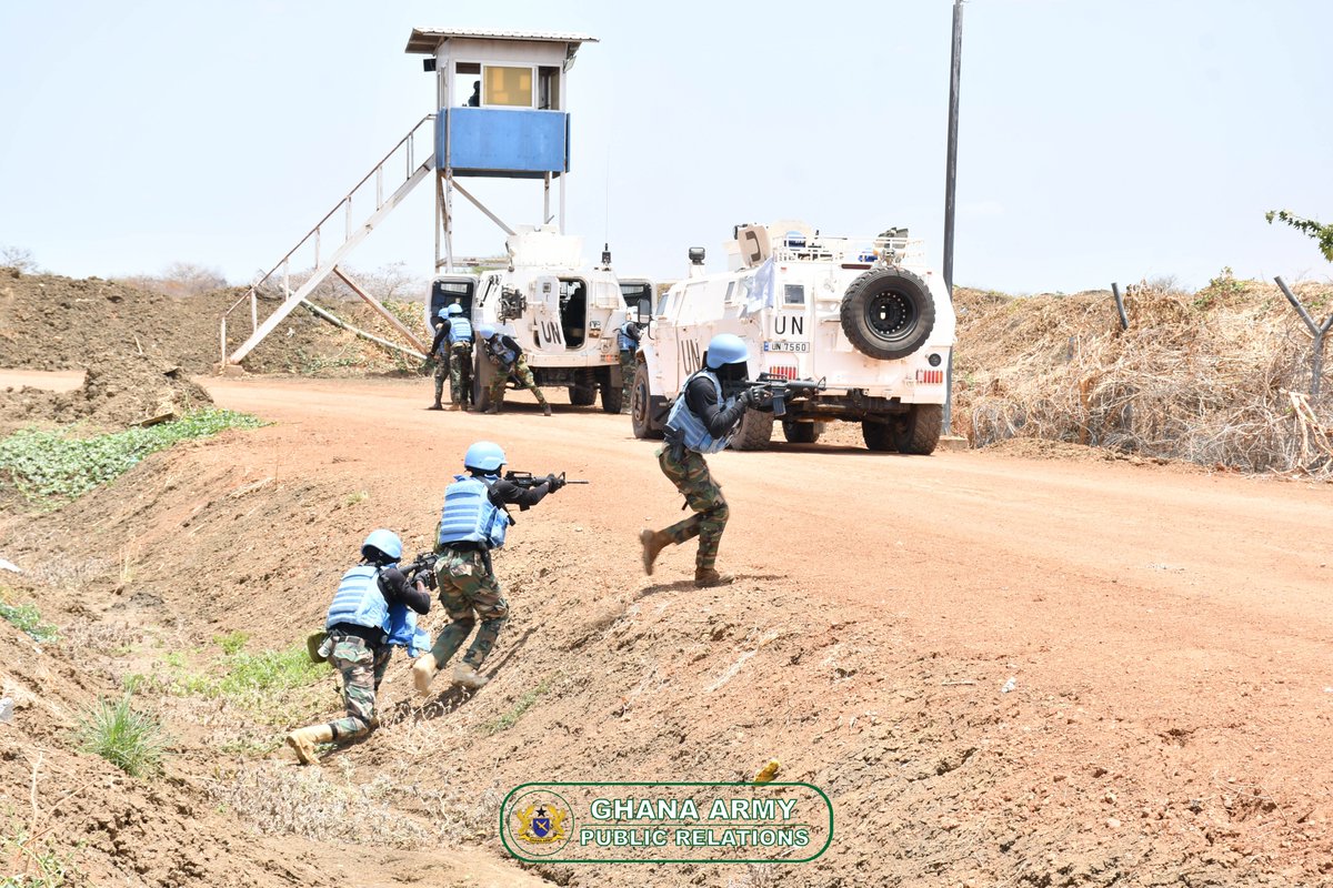 gharmyofficial's tweet image. The United Nations Interim Security Force for Abyei (UNISFA) Ghana Battalion 4 (GHANBATT 4) on Thursday 26 March 2026, conducted a comprehensive stand-to drill exercise at the Battalion Headquarters.  

Story: UNISFA GHA4 PI cell  

Full story here  facebook.com/share/p/1AsPGi…