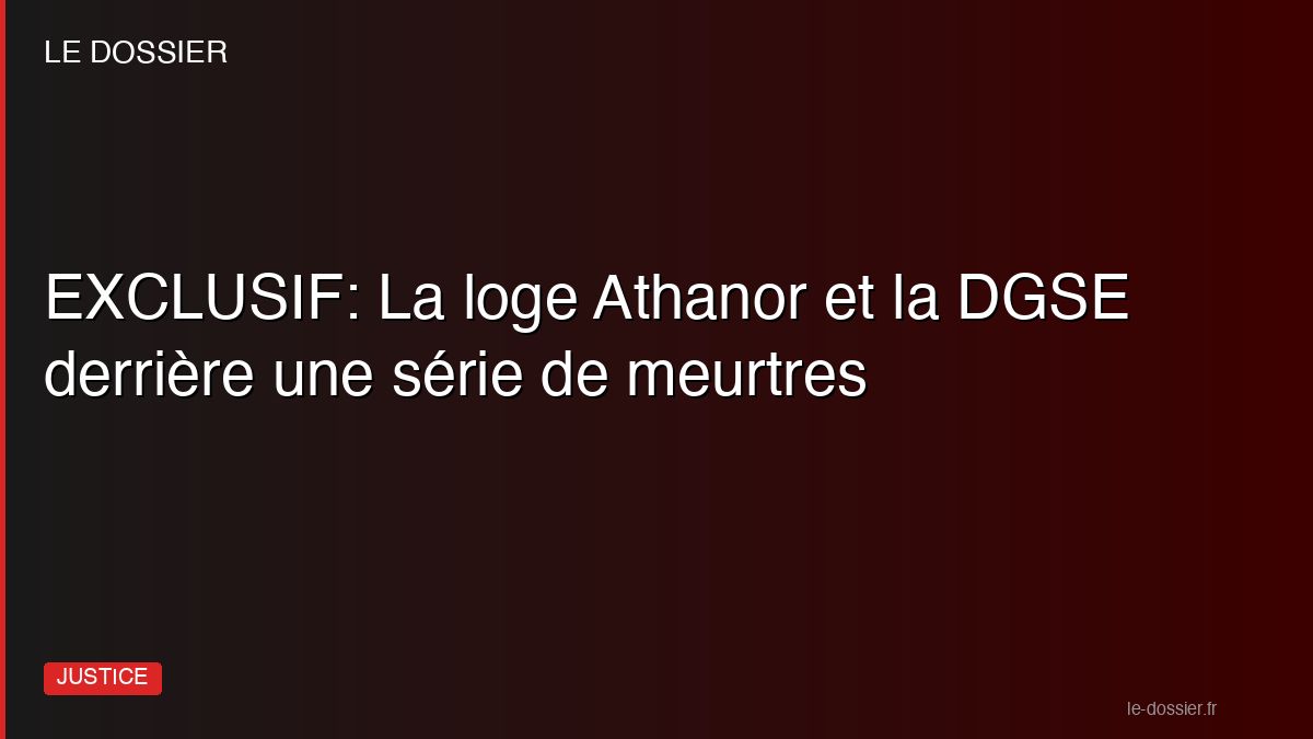 DossierFr84992's tweet image. La loge Athanor impliquée dans 7 meurtres avec la complicité de la DGSE. Une enquête révèle des liens troubles entre francs-maçons et services secrets.

#Athanor #DGSE #FrancsMaçons #Meurtres #ServiceSecret