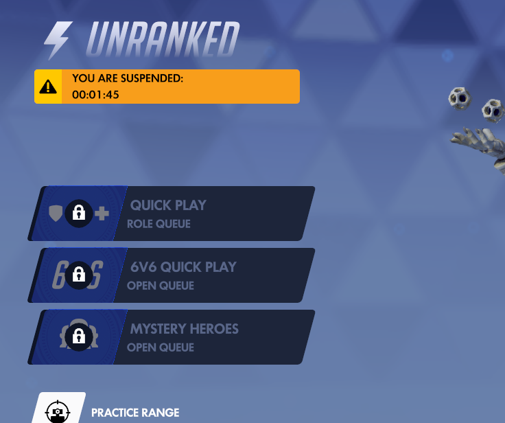 chamalliuw's tweet photo. donc apparement bien jouer et outperform un otp sur son personnage ça equivaut un ban, merci @PlayOverwatch https://t.co/gkWvb60v8t