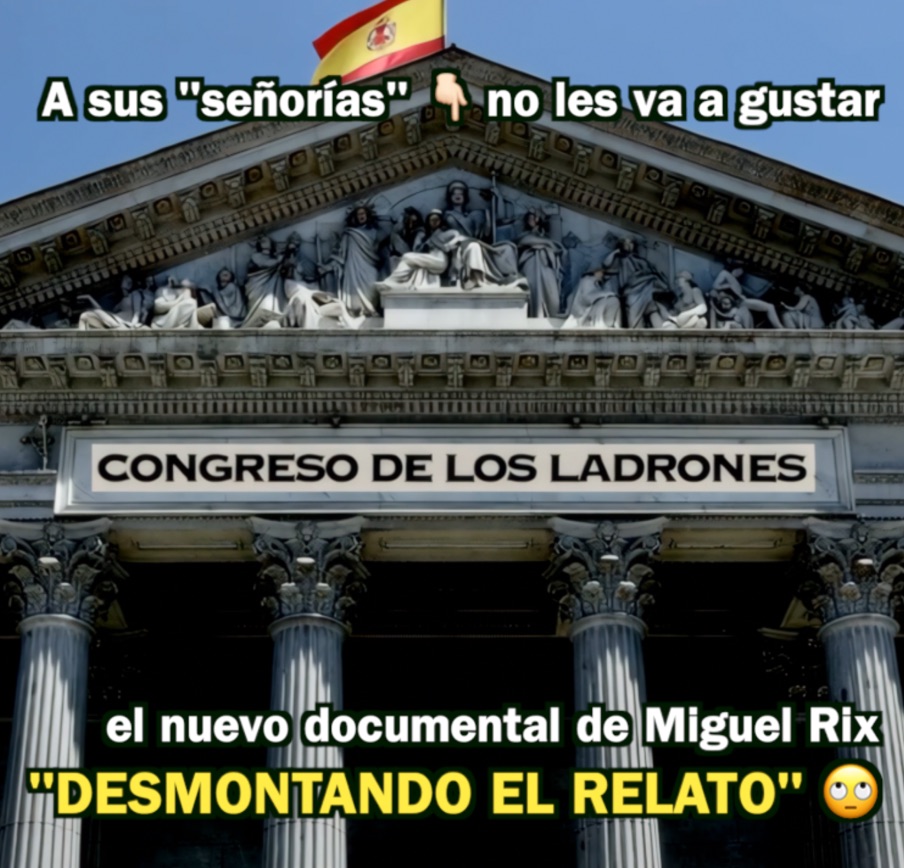 "Desmontando el relato - Los Hechos, el Clima y la Verdad"
Un documental de Miguel Rix. En cines de Madrid, Valencia,
Barcelona y Málaga (enlace a entradas en descripción del trailer)
👉🏻youtu.be/jtIBCvqXBrs