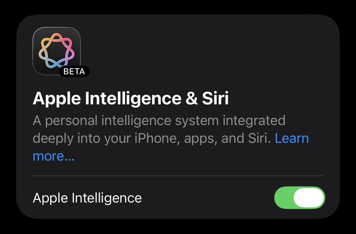 techwitheugene's tweet photo. There is no new Siri in iOS 26.5 💀 #ios #developerbeta https://t.co/3BZUxmmbR6