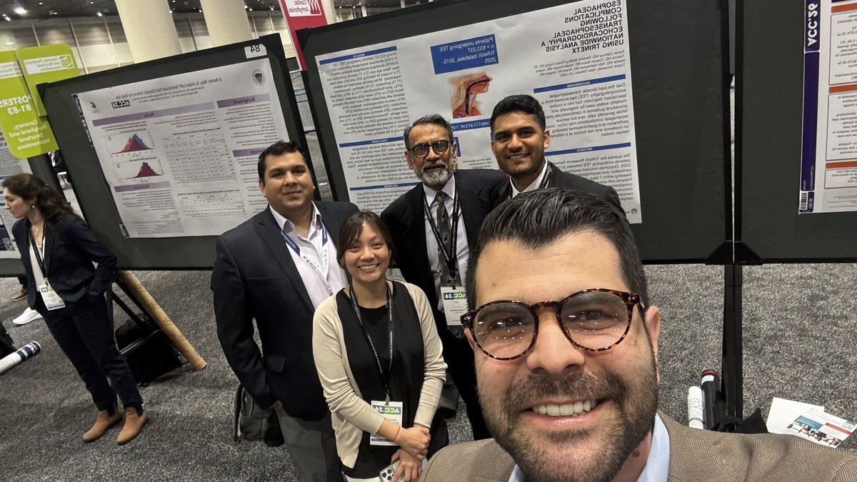 AmitabhCPandey's tweet photo. Great job by @TulaneCardio #chieffellows Dr. Mailing Flores Chang & @s_zakhour presenting their work at #ACC26. Excellent work! @AIrimpen @nmarrouche @kcferdmd @TulaneMedicine @TulaneDDoM @stefankmil @CardioMyoShark @ACCinTouch @HanFengGHD https://t.co/ALae5IJQWd