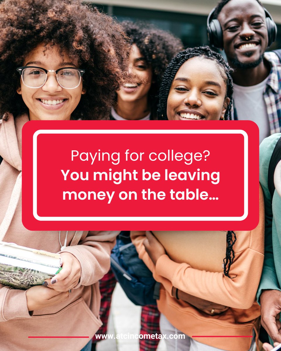 If you paid for college this year, don’t skip this ⬇️  

Your 1098-T could mean a bigger refund or lower taxes, but only if it’s filed correctly.  We’ll make sure you actually get what you qualify for.  

💰atcincometax.com
