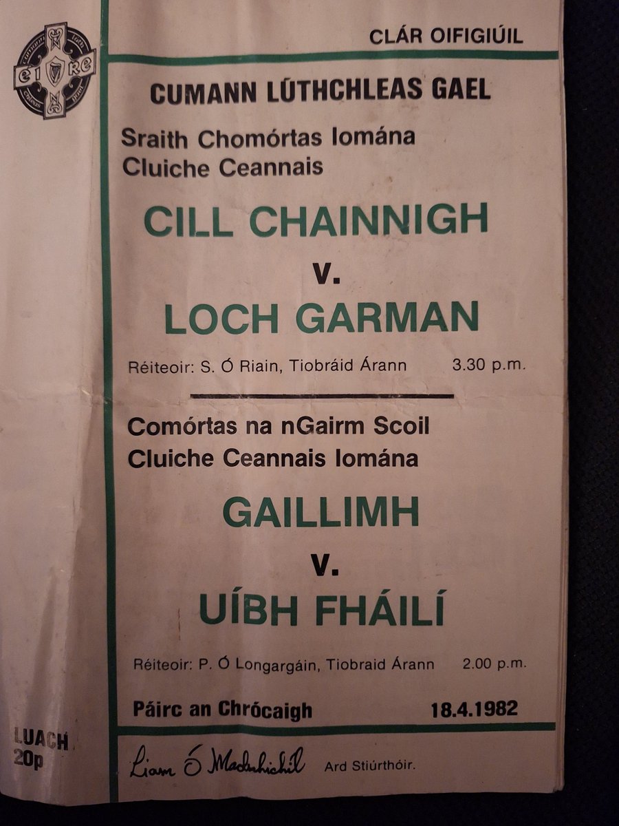 galway gaa programmes tweet media