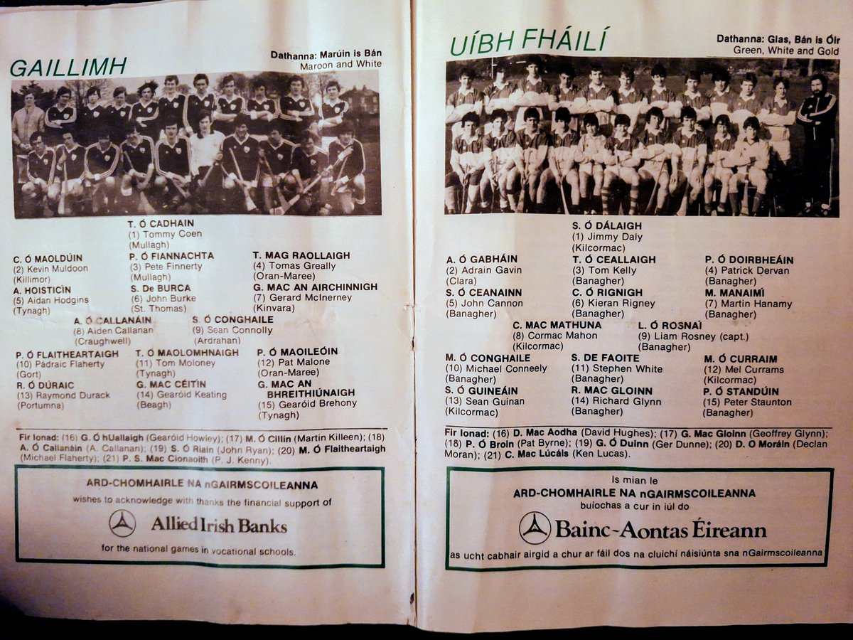 galway gaa programmes tweet media