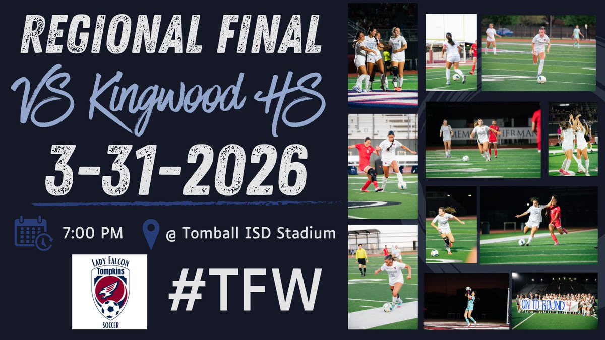OTHSLadySoccer's tweet photo. Regional Final!! We advance to our 5th regional final as a program. We couldn't have done it without our fans! Come out and be loud! #TFW #Elite8 https://t.co/UEASeQYp64