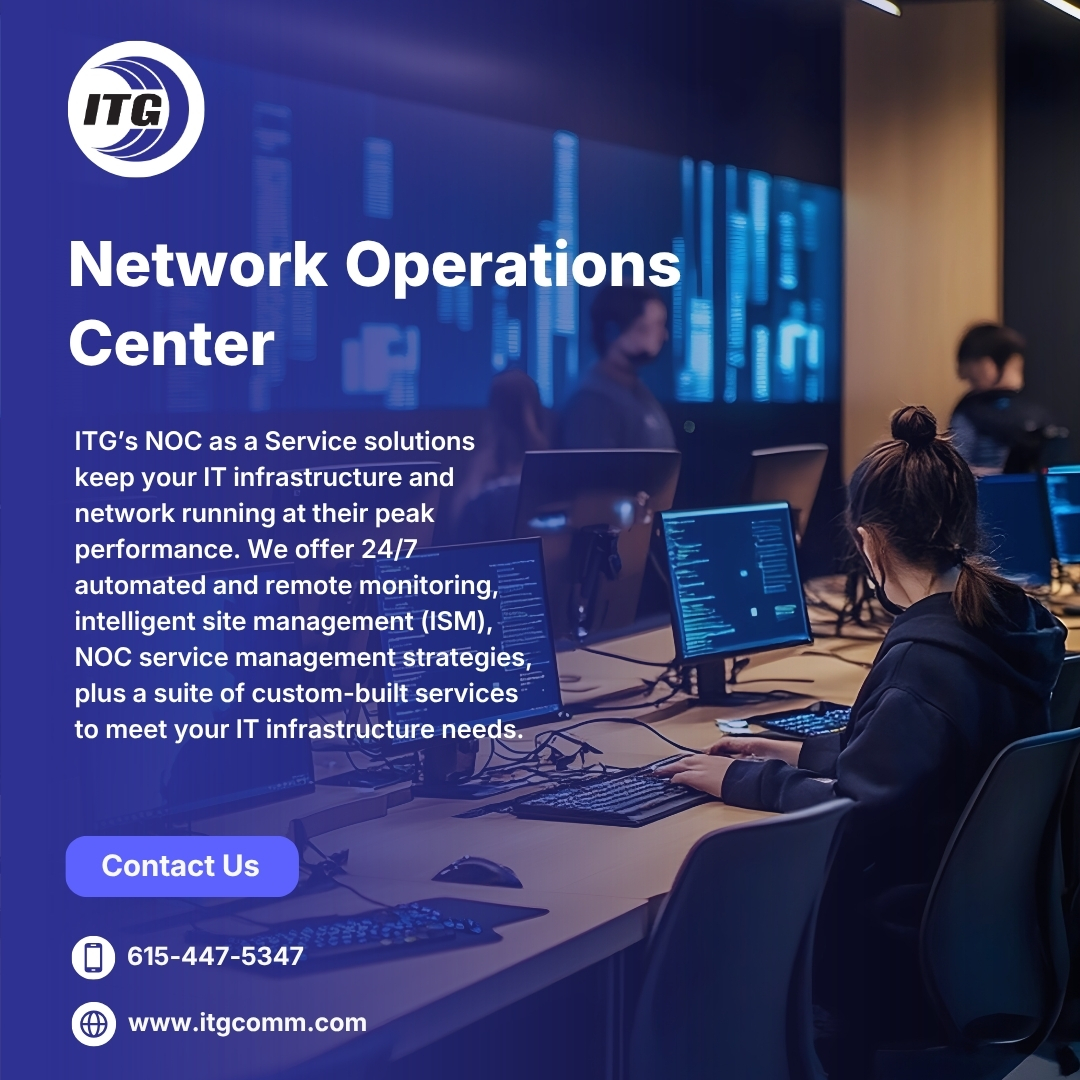itgcomm's tweet photo. Your network deserves proactive care not reactive fixes.⚙️🚀

Partner with ITG’s NOC as a Service for 24/7 monitoring and smarter operations.

#networkoperationscenter #itg #itsupport #networkinfrastructure #telecom #telecommunications #telecomexpert https://t.co/cAdxKIm6m6