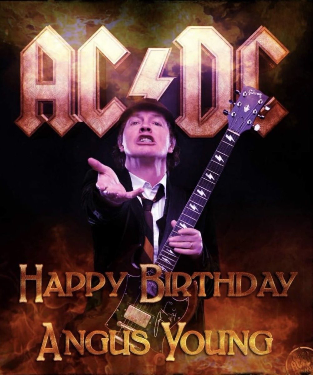 Happy Birthday🎂Angus Young
The AC/DC Legend Turns (71)
🥳🎊🎉 (31/03/1955) 🎉🎊🥳