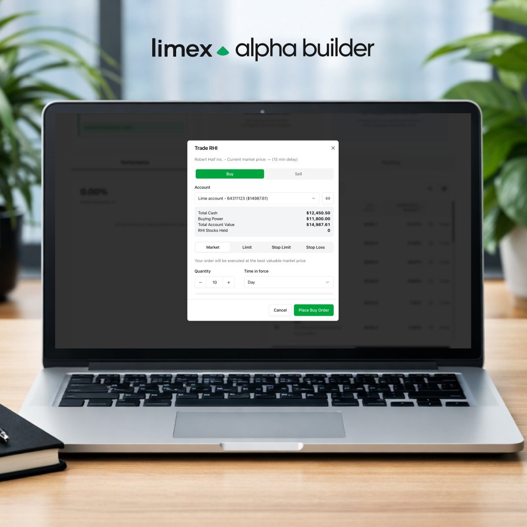 LimexMe's tweet photo. No more manual ticker hunting 📉

Alpha Builder highlights the securities in your portfolio - and now you can trade them without ever leaving the platform.

Connect your brokerage account (Alpaca, E*TRADE, TradeStation, Tradier, Webull US, Public, tastytrade) and send orders with one click!

Fast, secure, and frictionless.

👉CHECK IT OUT: https://t.co/TEeYoCH7nI

*All trades are executed on your broker's side. Your funds stay where they belong - fully protected.