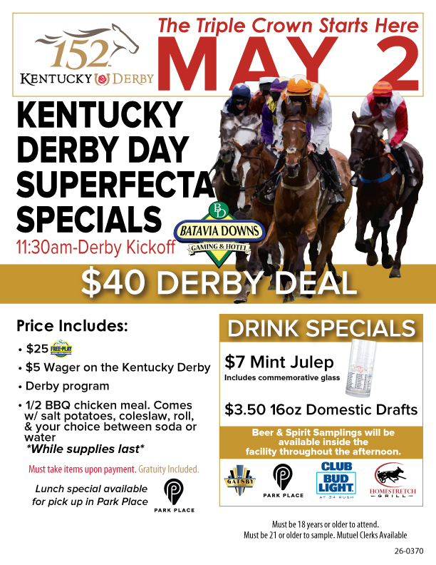 Batavia Downs Racetrack tweet media