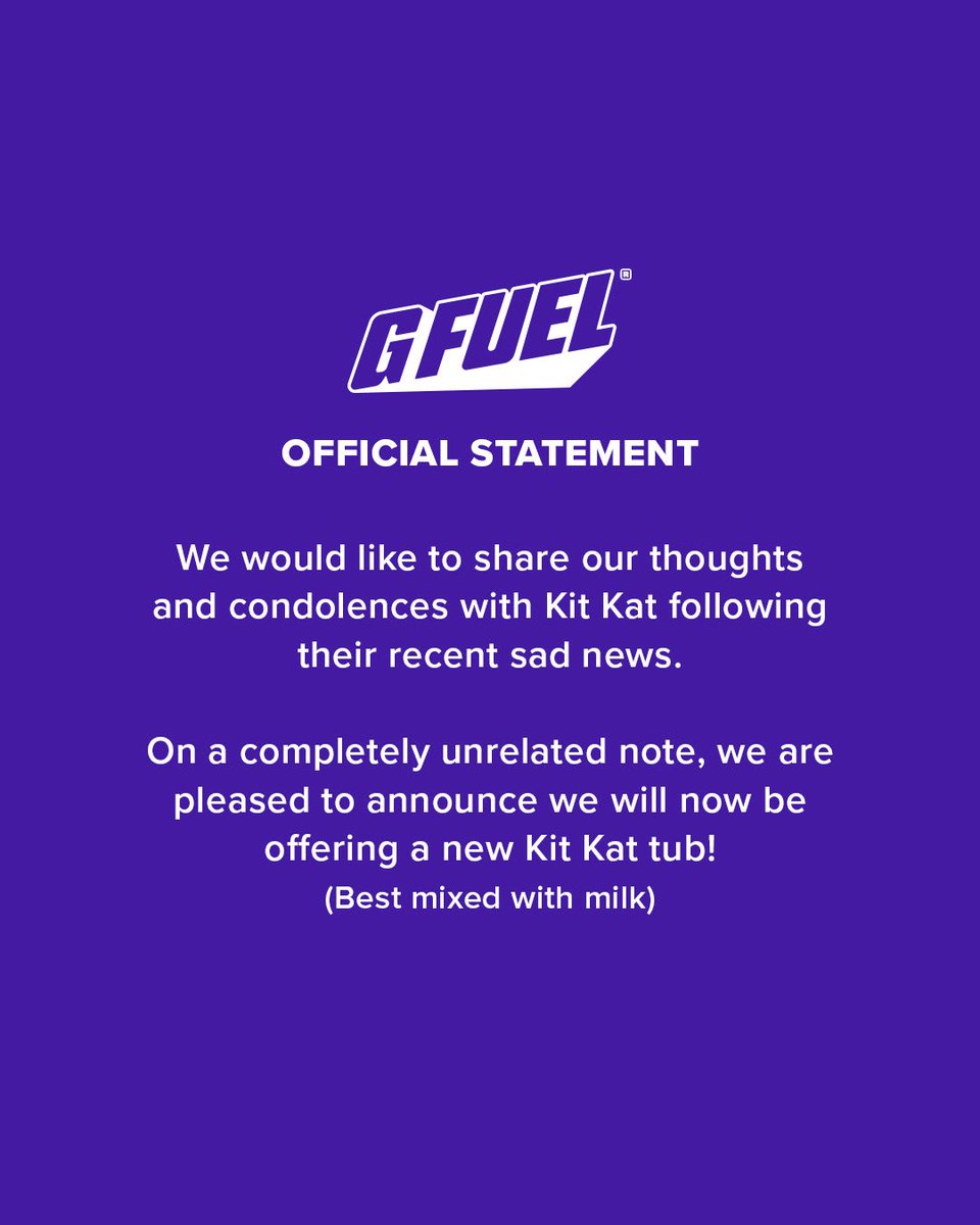 G FUEL® tweet media