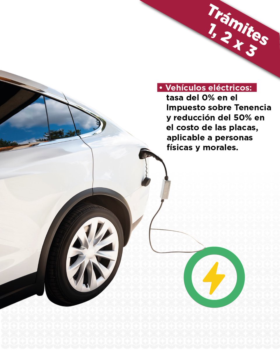 FinanzasEdomex's tweet photo. 👨‍👩‍👧 Aprovecha los beneficios en el #EdoMéx por estrenar vehículo
📆 Da de alta tu unidad dentro de los 15 días posteriores a la factura y accede a beneficios como:

🚗 100% de subsidio en Tenencia (según valor factura).
⚡ Descuentos especiales para vehículos eléctricos e híbridos.
👉🏻 Realiza tu trámite presencial o en línea:
https://t.co/WoaEv2IpnJ
#ElPoderDeServir #PagaMenos