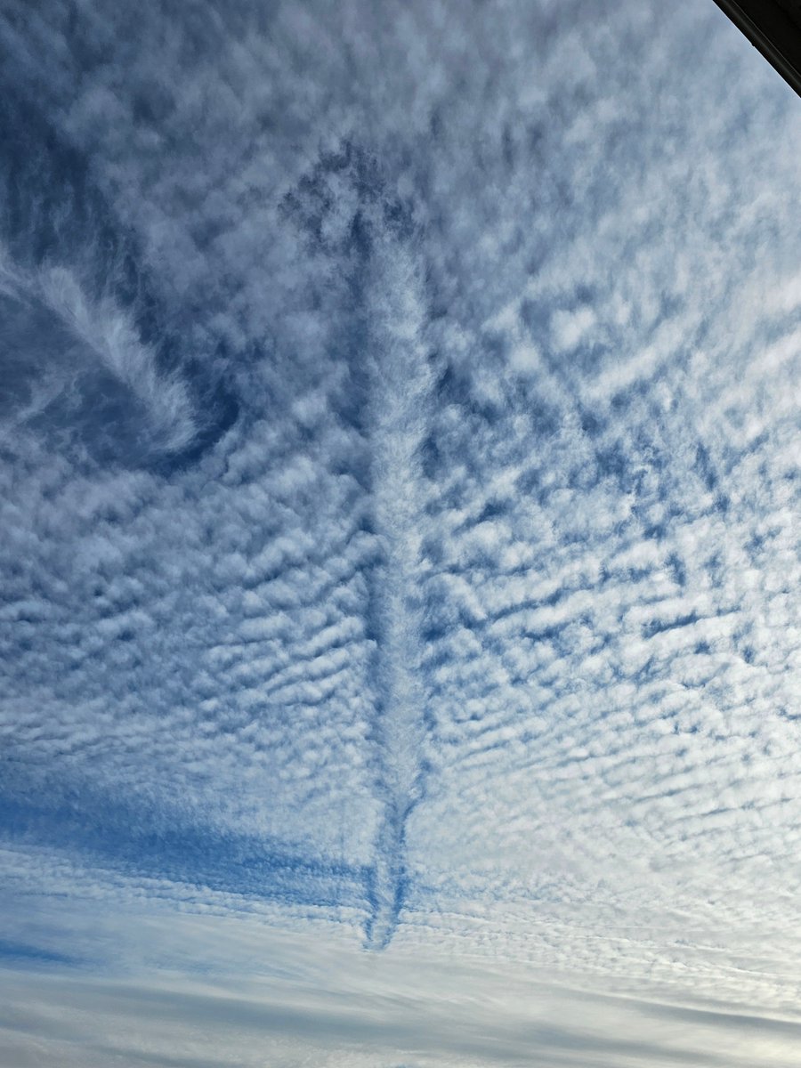 ELONGATED FALLSTREAK CLOUD - You're looking at a fairly rare type
