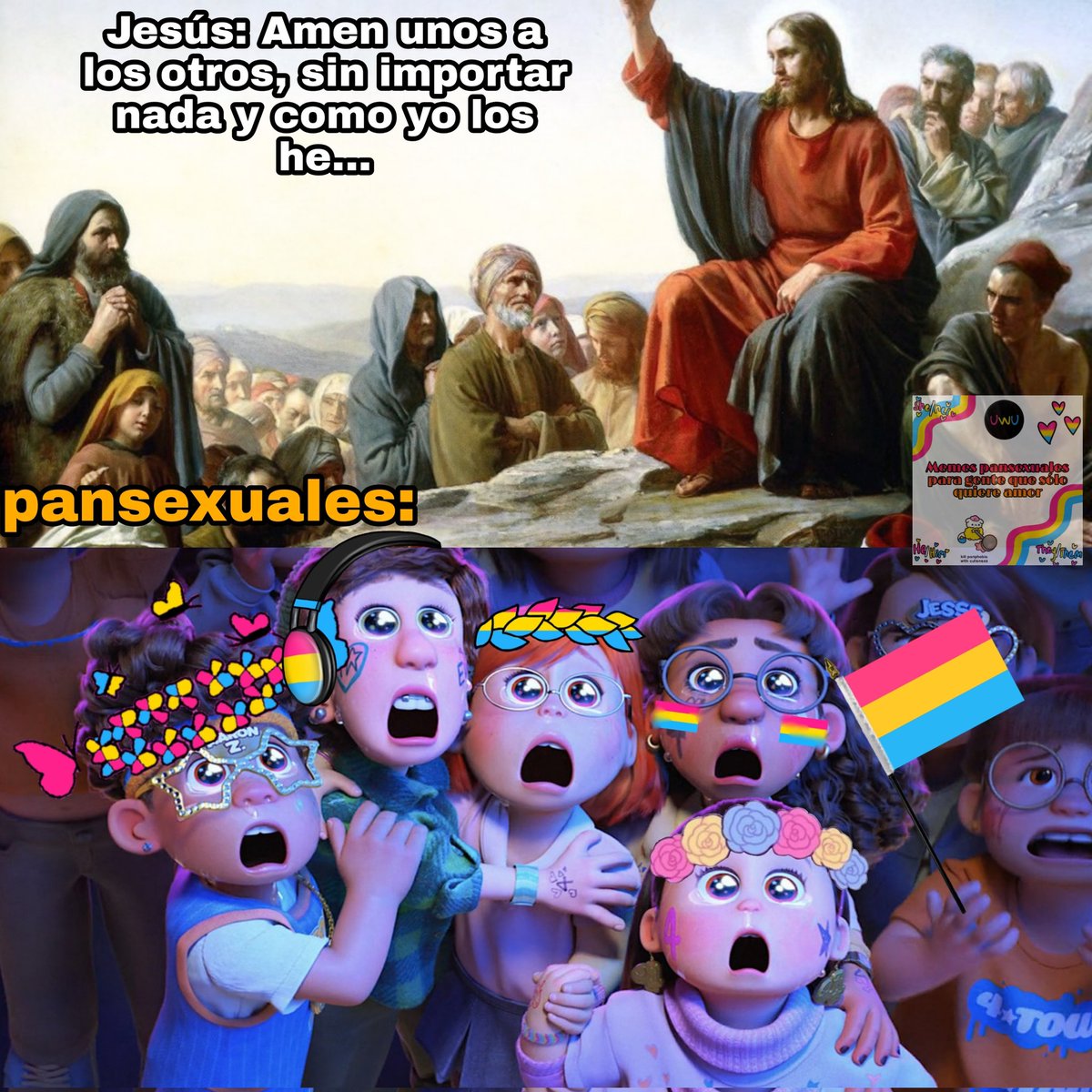 Memes pansexuales para gente que sólo quiere amor tweet media