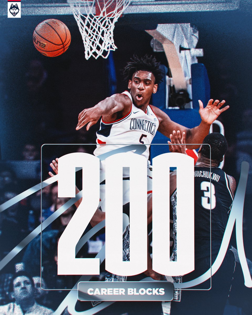 Defensive milestone for the big man 🔥🚫

Up to 201 on his career after a 4 block performance against Duke 💪