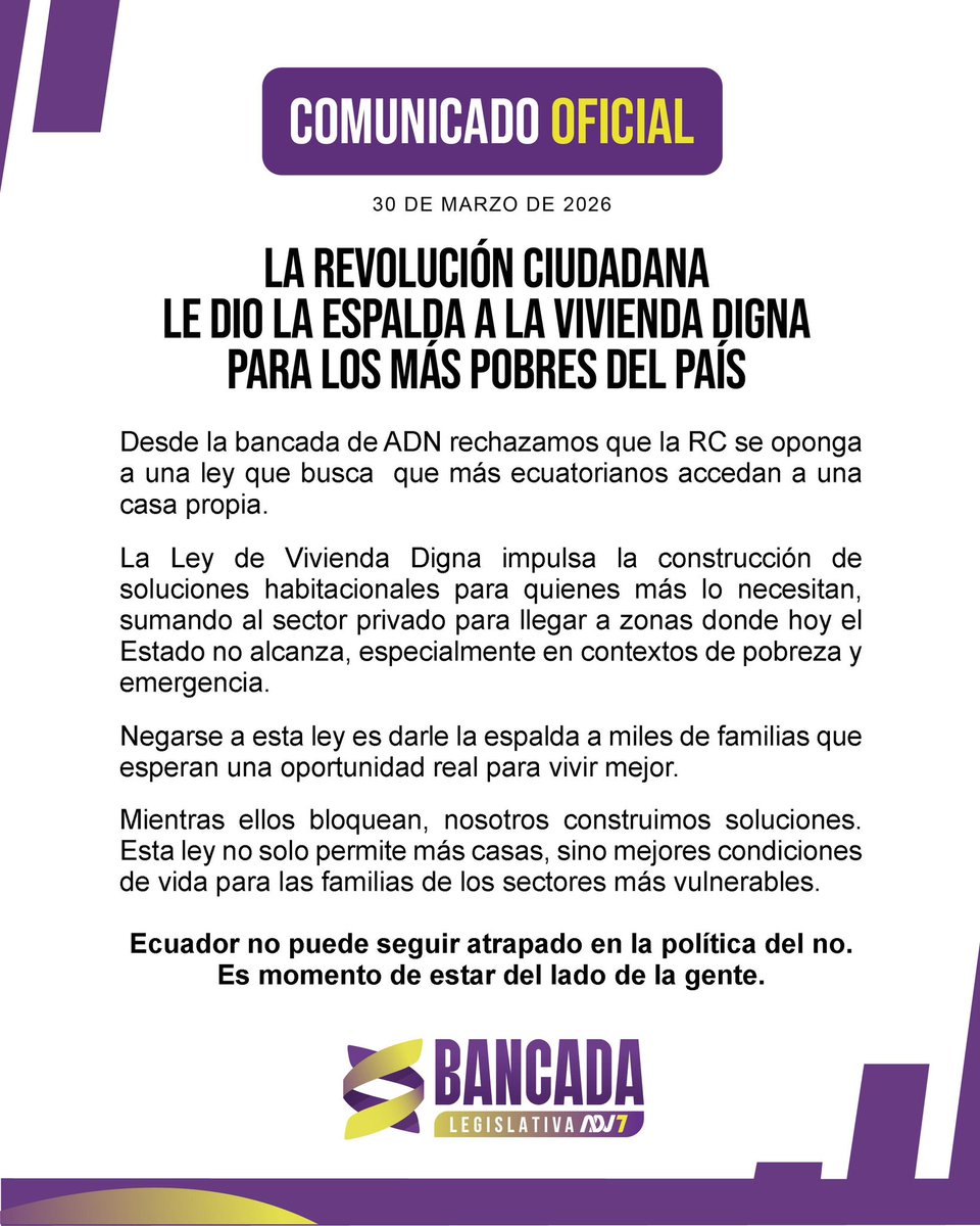 Bancada ADN tweet media