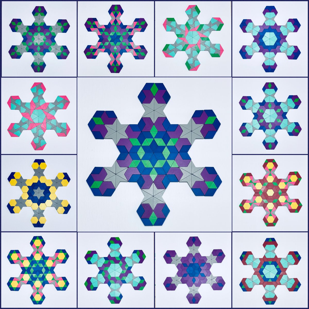 Looking back at some of the shapes and designs from my pattern block ...