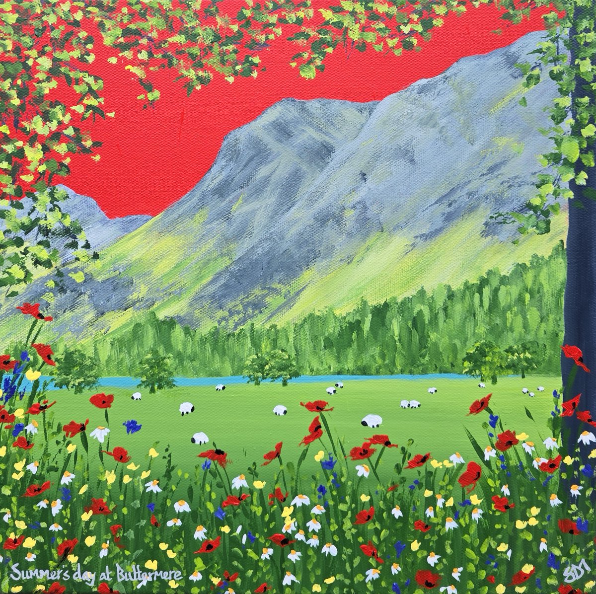 sammartinart's tweet photo. One of my current favourites in the studio, 'Summer's day at Buttermere' ❤️
Available from my website https://t.co/4wA5UctEvE https://t.co/QcyD0LO96l