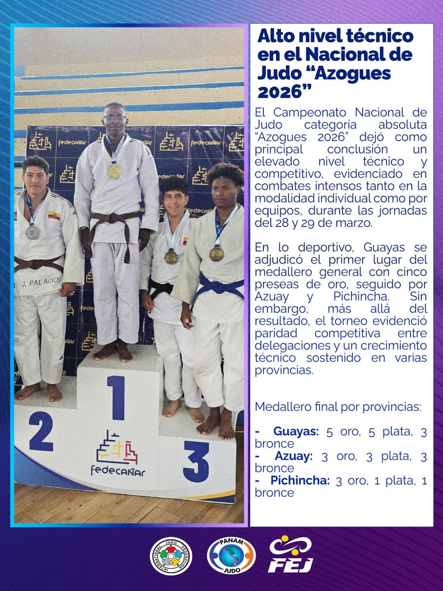 Federación Ecuatoriana de Judo tweet media