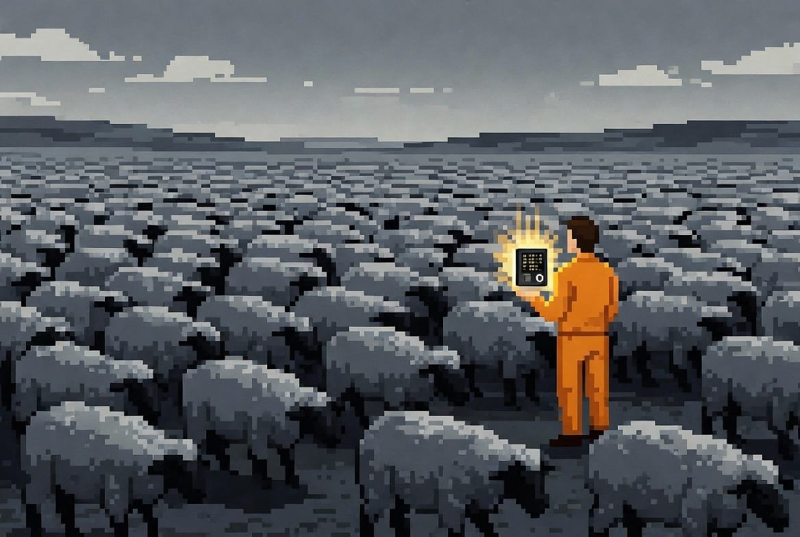 CryptoCloaks's tweet image. Everyone's waiting for regulators to make Bitcoin safe. Bitcoiners already figured it out. 

Self-custody isn't optional. #NotYourKeys