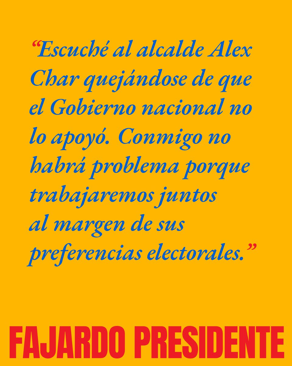 Sergio Fajardo tweet media